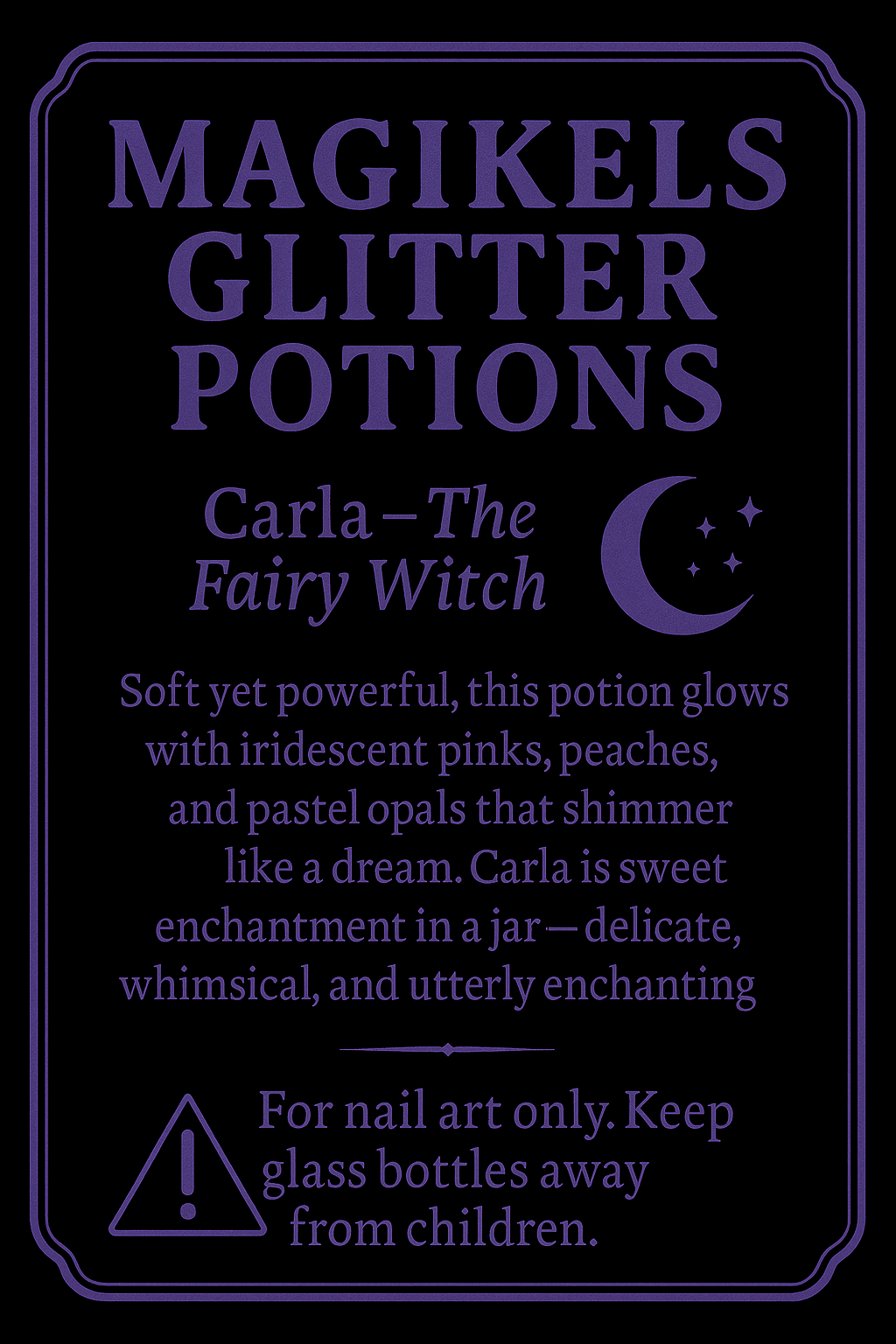 Magikels Glitter Potions Carla